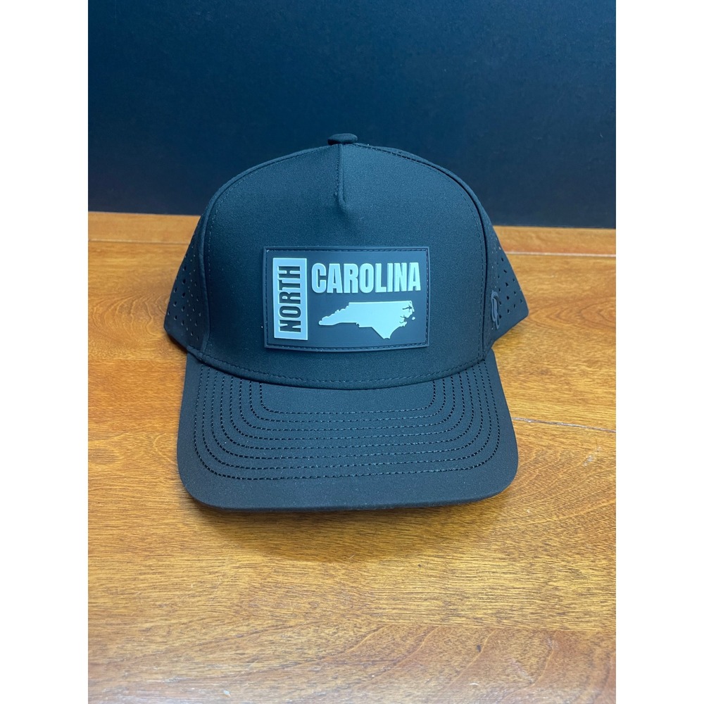 North Carolina Mens OSFM Sage Pest Control Black Patch Snapback Hat Laser Cut
